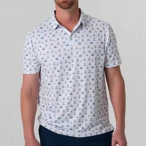 NEW BURLEBO performance polo shirt in hole in one